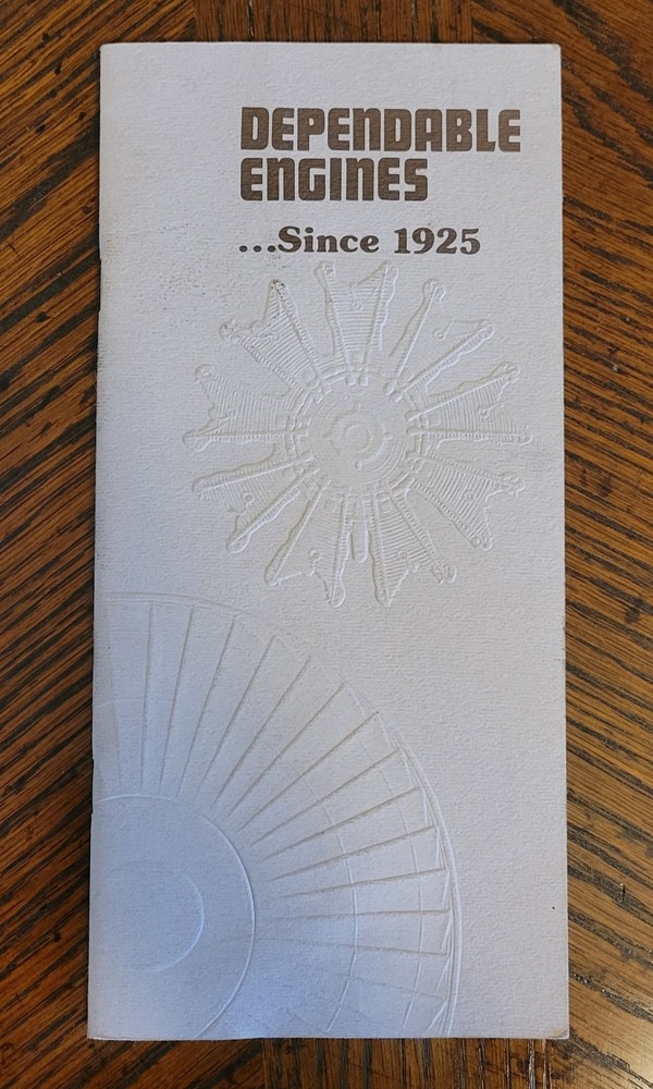 1988 Pratt & Whitney Dependable Engines Brochure Booklet/w Pull Out