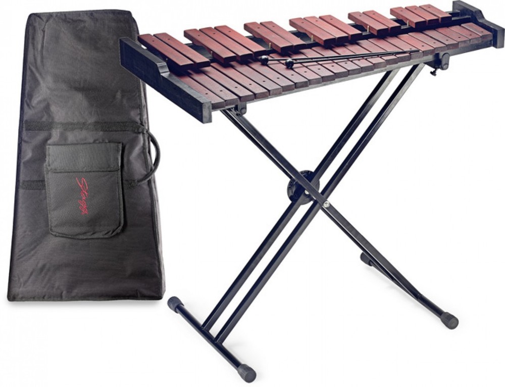 Stagg 37 Note Xylophone Set w/ Stand & Bag