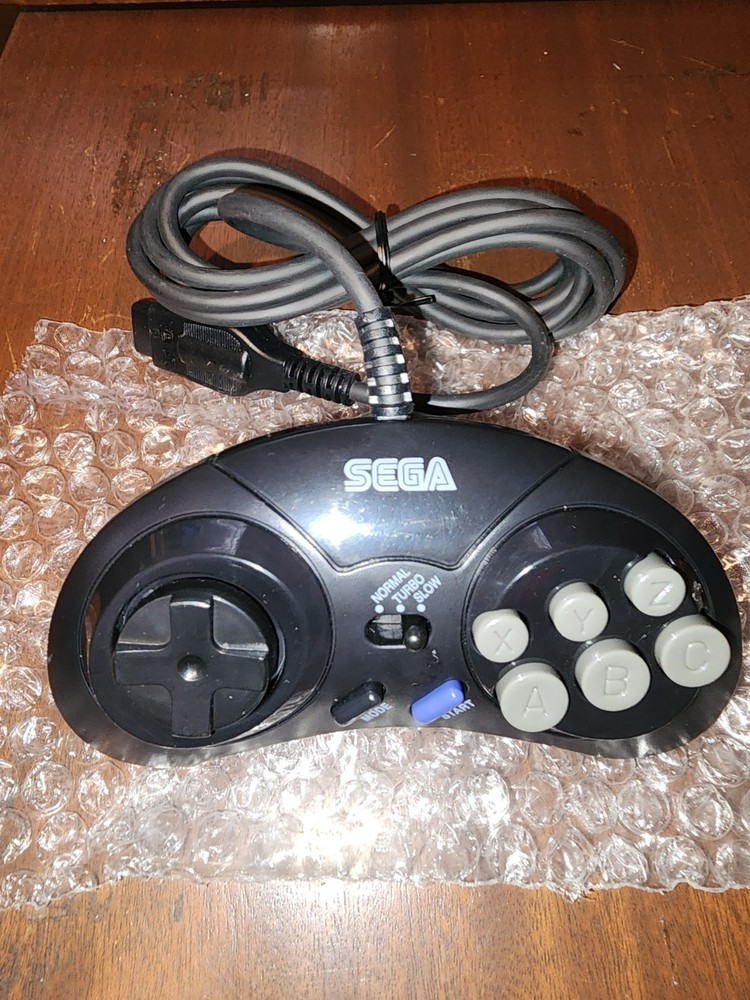 Sega Genesis 6 button controller mk-1470 Authentic Sega New