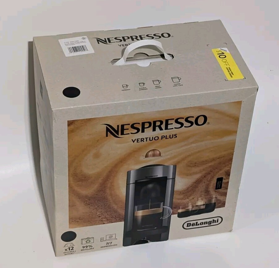Nespresso Vertuo Plus ENV150BM Espresso Machine Matte Black New