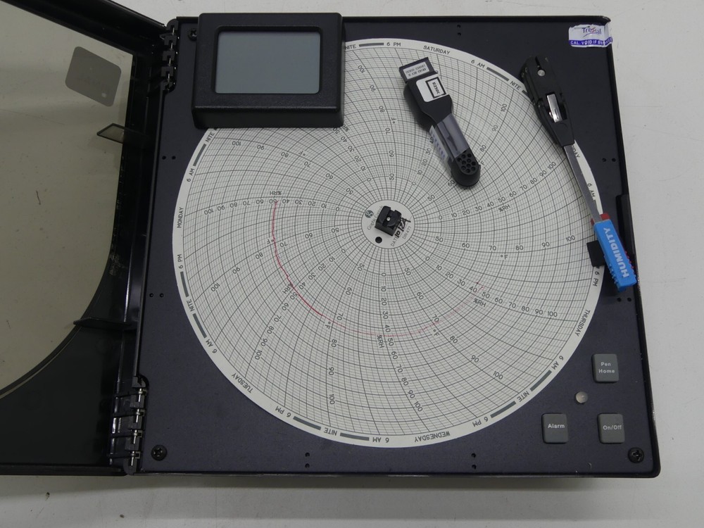 Dickson THP8P5 Humidity Temperature Chart Recorder, with Power Supply