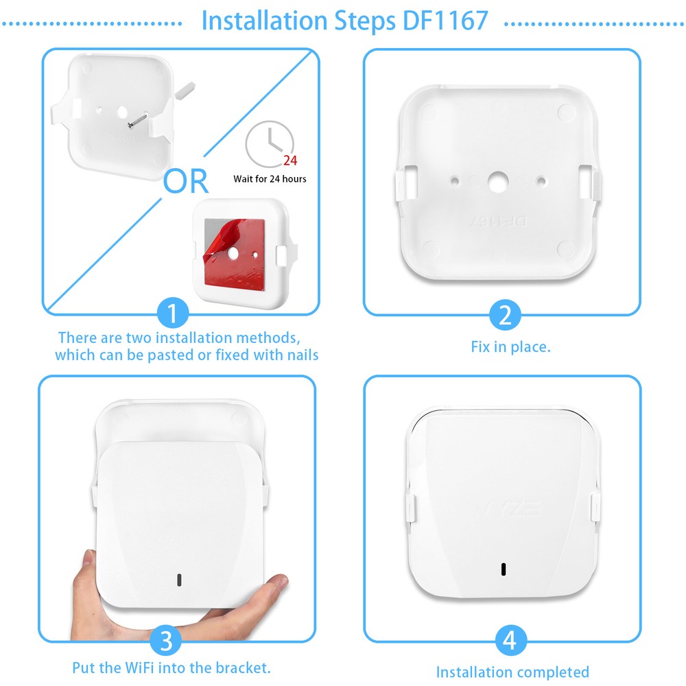 HOLACA Wall Mount Ceiling Bracket for Wyze Wi-Fi 6 Mesh Router