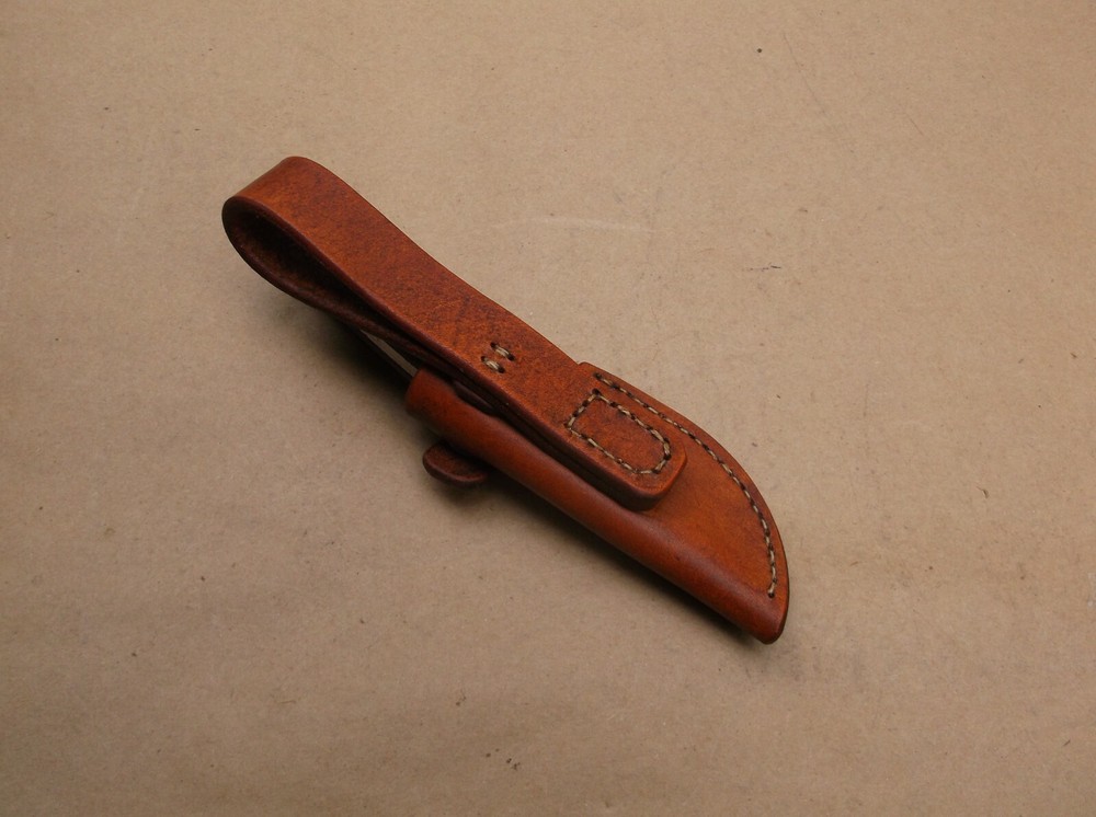 ESEE IZULA II CUSTOM LEATHER SHEATH (SHEATH ONLY) !READ DESCRIPTION!