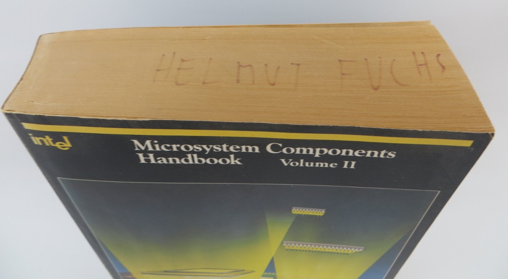 1984 Intel Microsystem Components Handbook Volume II vintage reference book