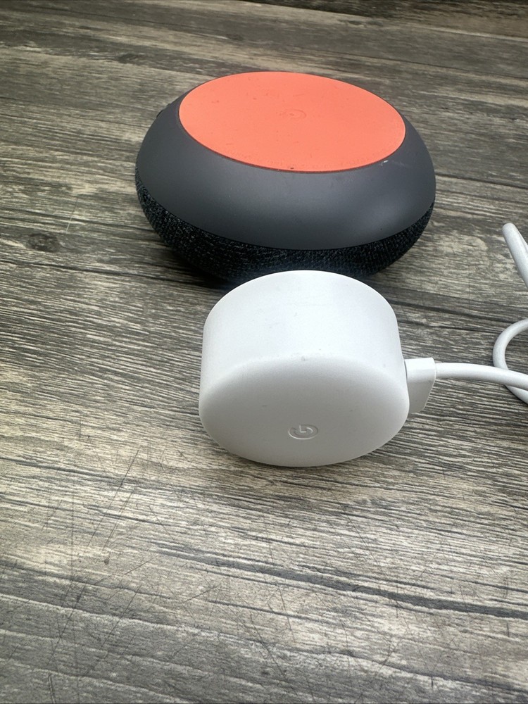 Google Home Mini Smart Assistant - Charcoal AS-IS Untested