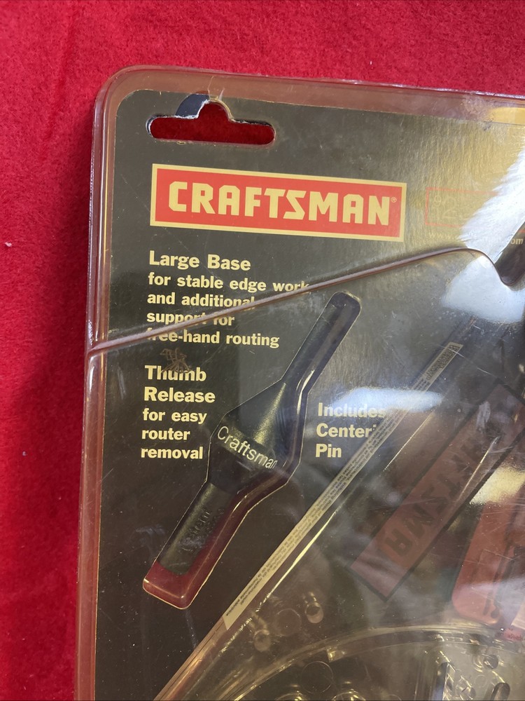 CRAFTSMAN 7-in ROUTER OFFSET BASE 925974 New In Sealed Package
