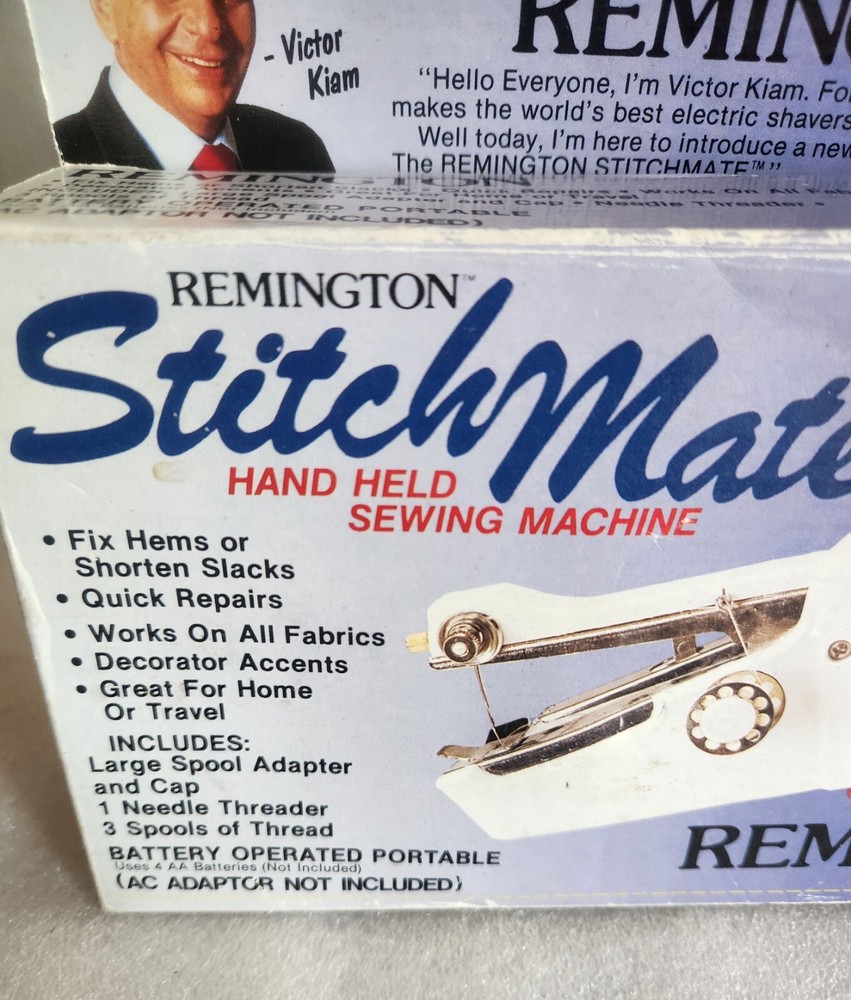 Remington StitchMate Hand Held Sewing Machine Battery Operated