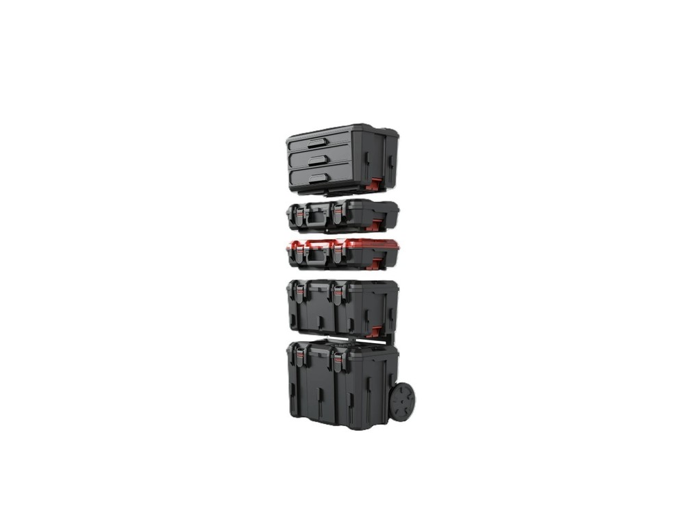 Hyper Tough 3 Drawer Tool Box Hyper Stack Storage Organizer