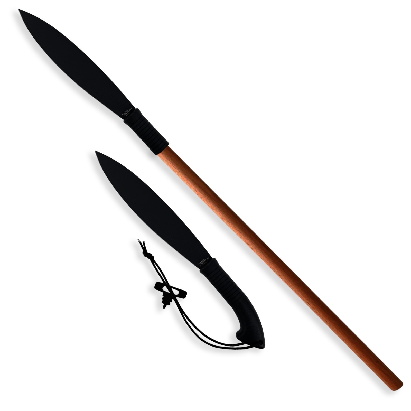 BattlSpear Fixed Blade Machete Hunting Survival Knife by Doug Marcaida