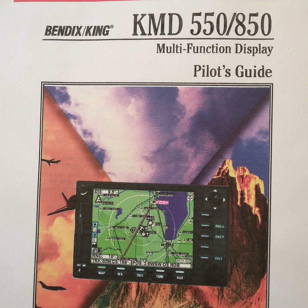 Bendix King KMD 550 and KMD 850 Pilot's Guide Manual
