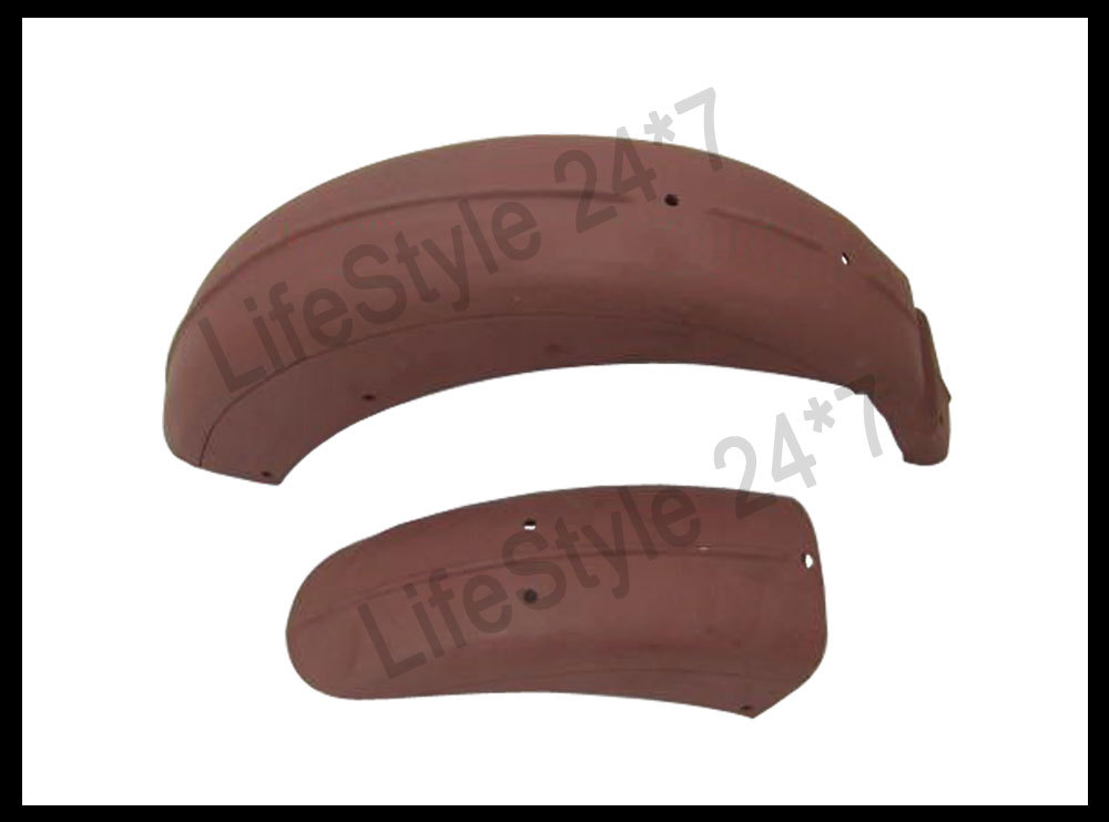New Matchless Rear Mudguard Raw Steel