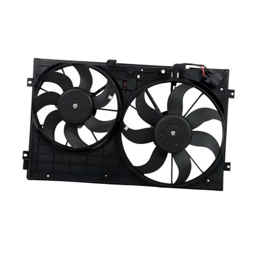 Radiator Condenser Cooling Fan Assembly Replacement for TT 2008-2014