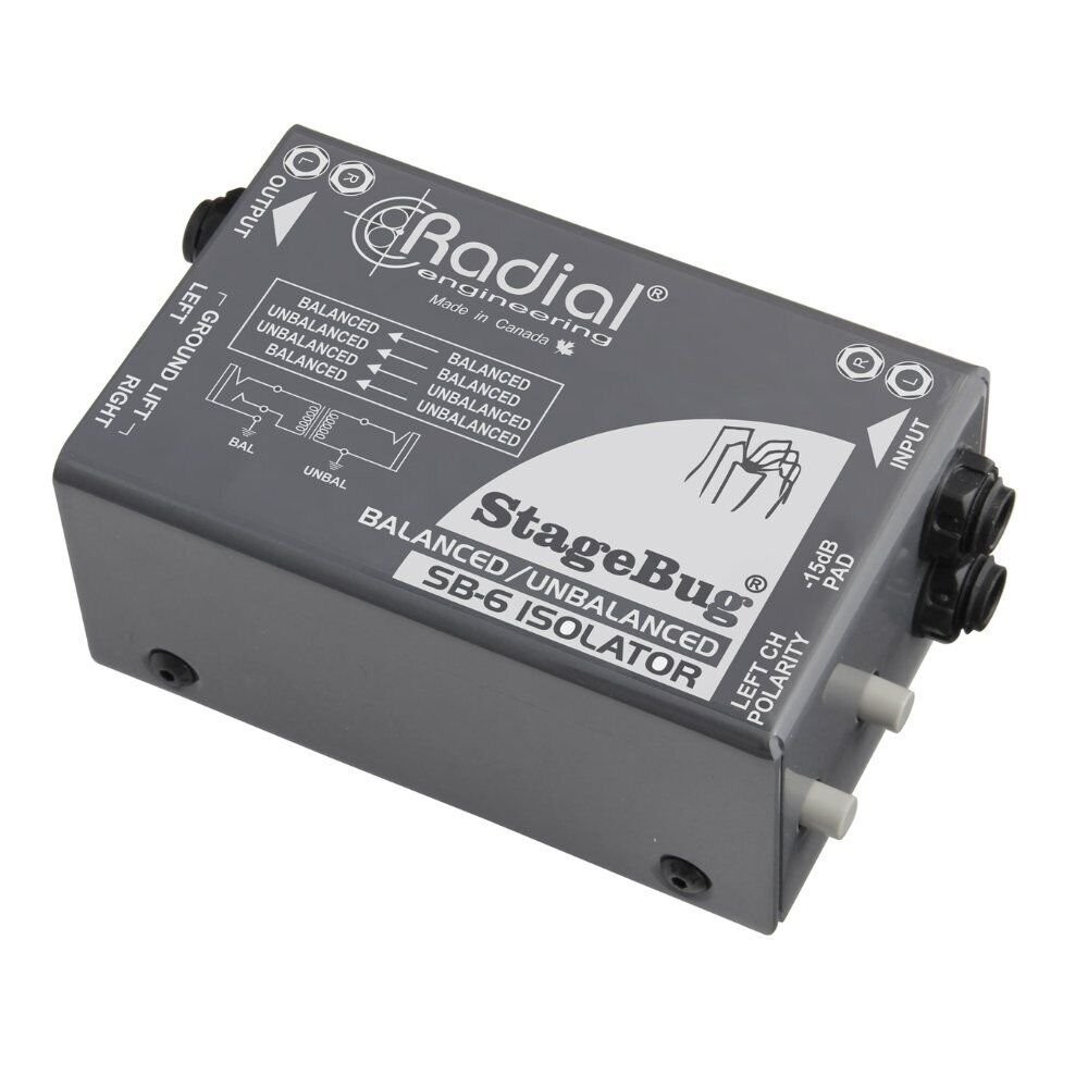 Radial Engineering StageBug SB-6 Stereo Isolator