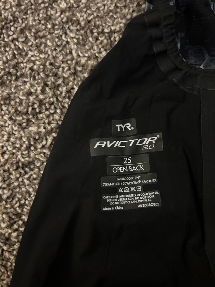 TYR Avictor 2.0 Open Back Grey/Blue Size 25