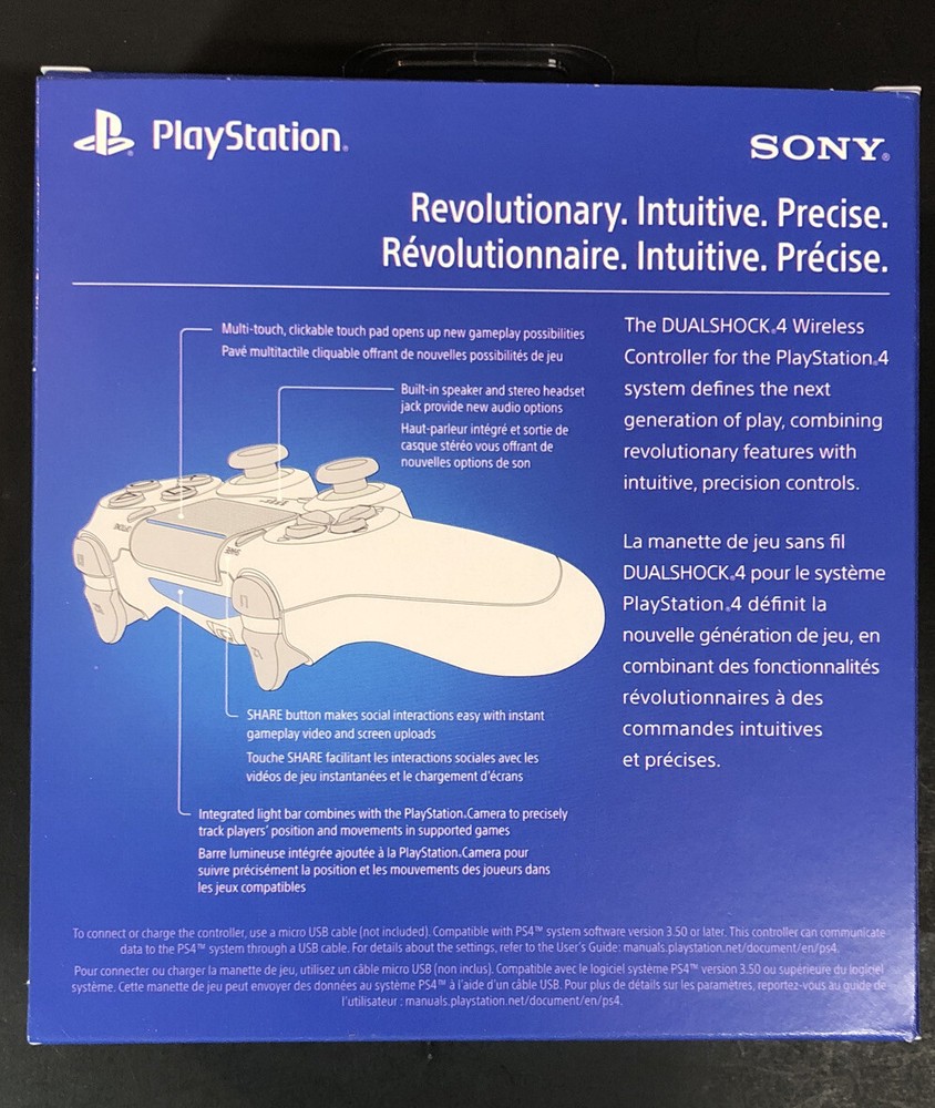 Official Sony PS4 DualShock 4 Wireless Controller [ Jet BLACK Edition ] NEW