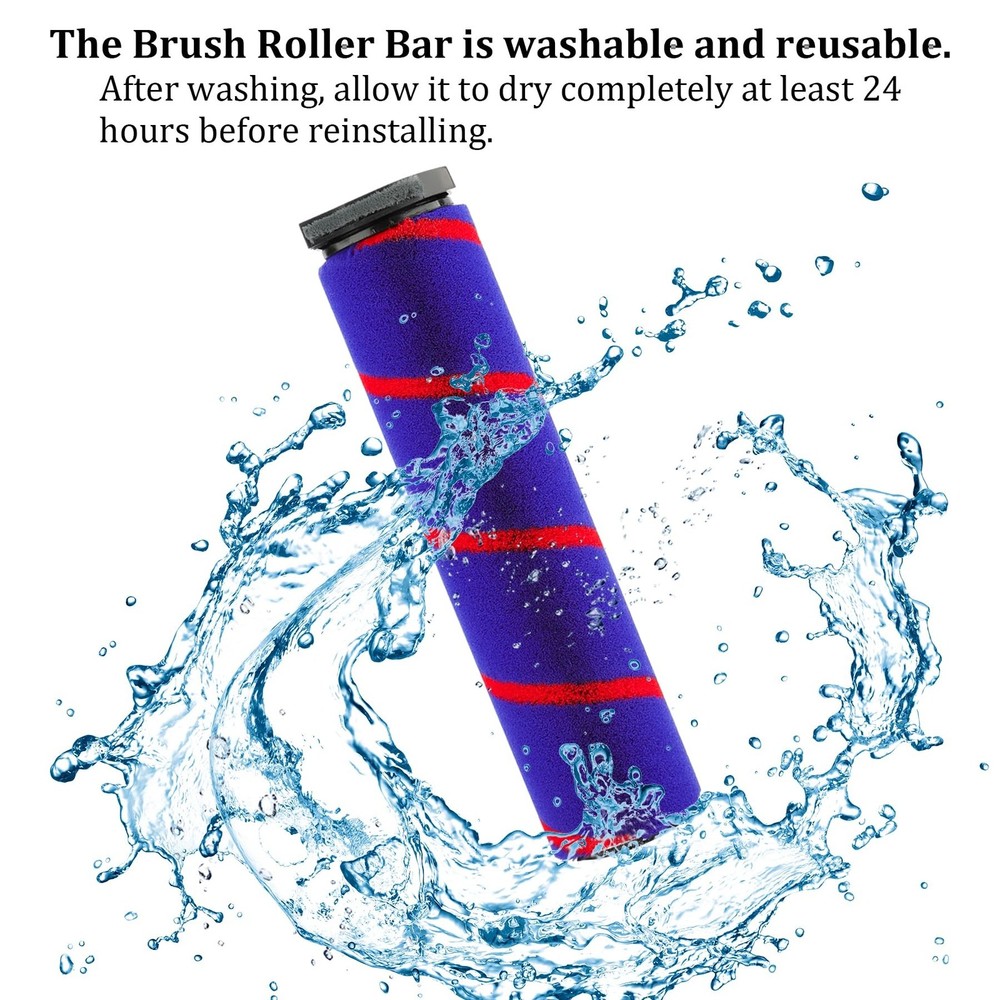 Replacement Soft Roller Cleaner Head Compatible with Dyson V6, DC58, DC59, DC...