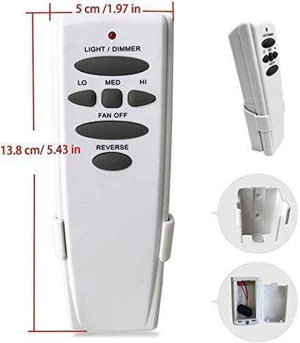 Reversing Ceiling Fan Remote Control for Hampton Bay Hunter UC7078T CHQ7078T
