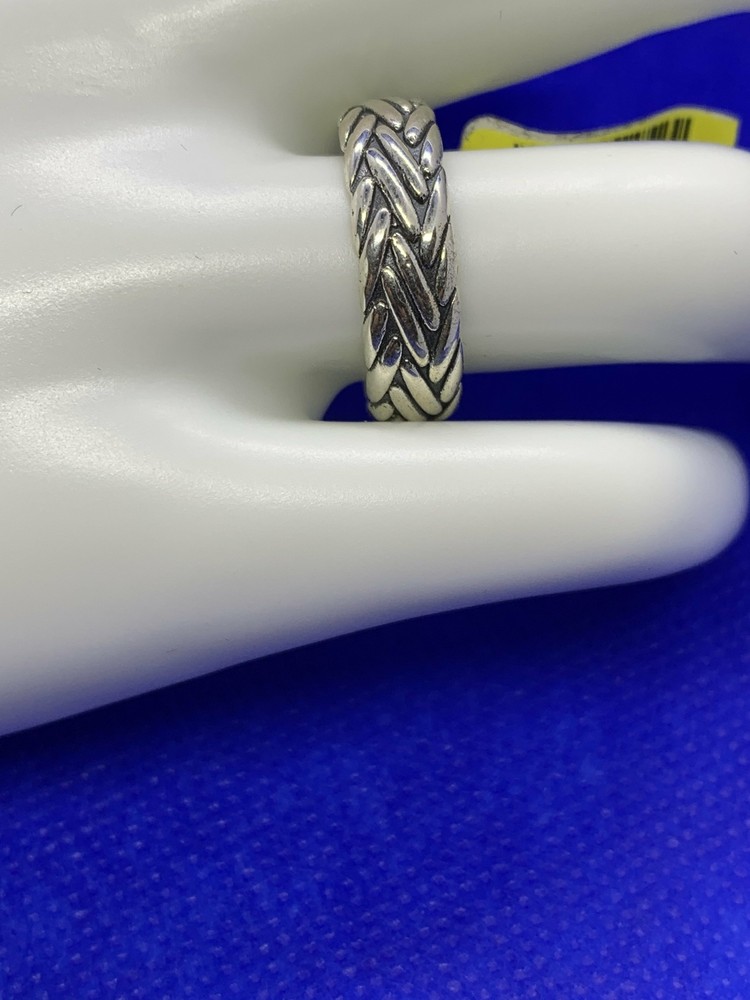 Artisan Crafted Sterling Silver Braided Ring