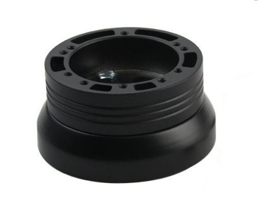 5 & 6 Hole Steering Wheel Black Hub Adapter ( Flaming River, Ididit, GM, Chevy)