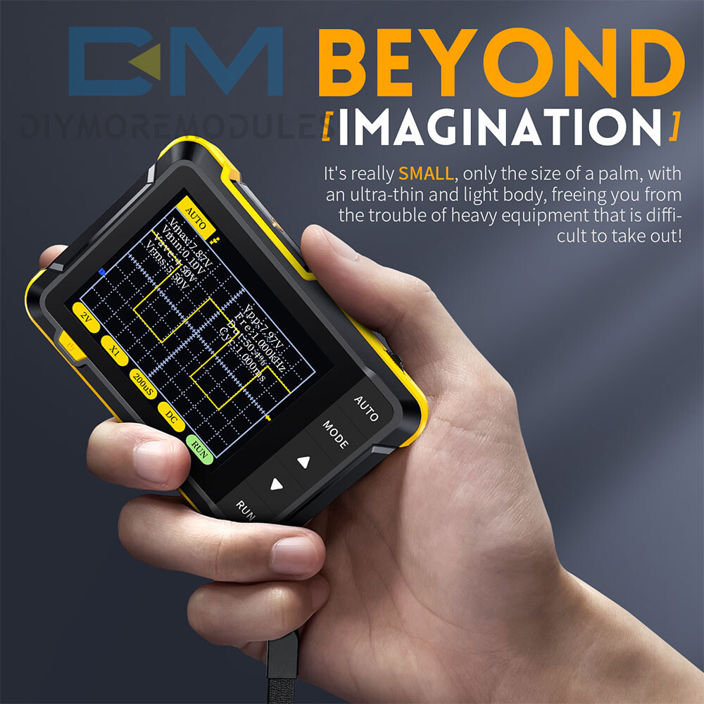 FNIRSI DSO152 Handheld Mini Small Oscilloscope AC/DC Digital Oscilloscope TypeC