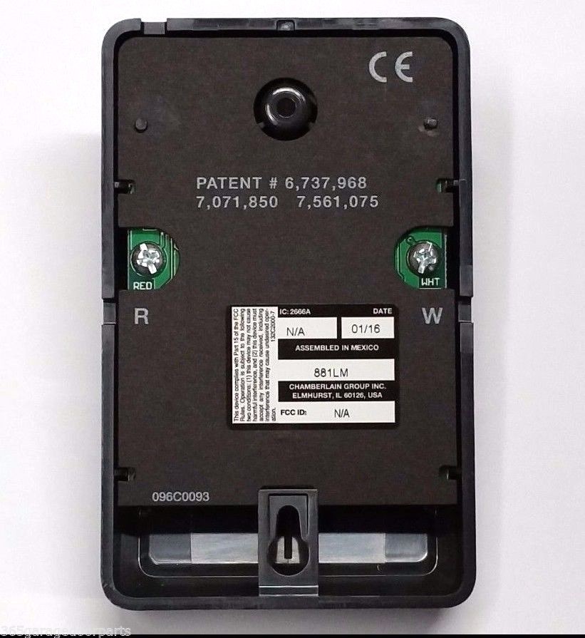 LIFTMASTER 881LMW Motion Detecting Control Panel W/TTC