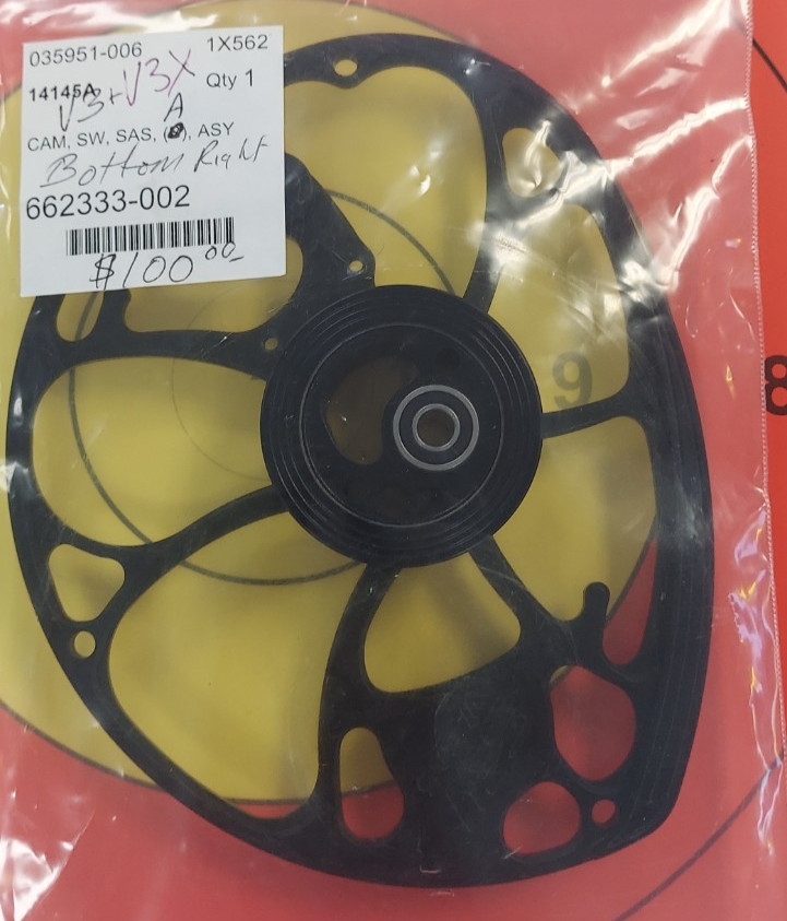Mathews Archery V3x V3 replacement cam Bottom Right