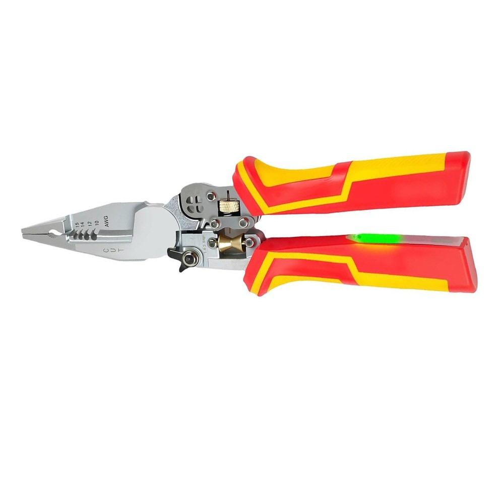 Voltage Tester Pliers Multi Tool Wire Stripper for AC DC Wire Twisting Cutting