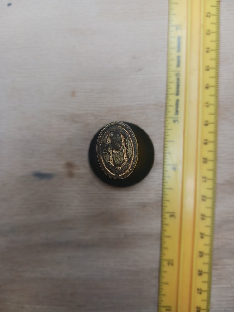 Victorian Desk Wax Seal with Initial "H"