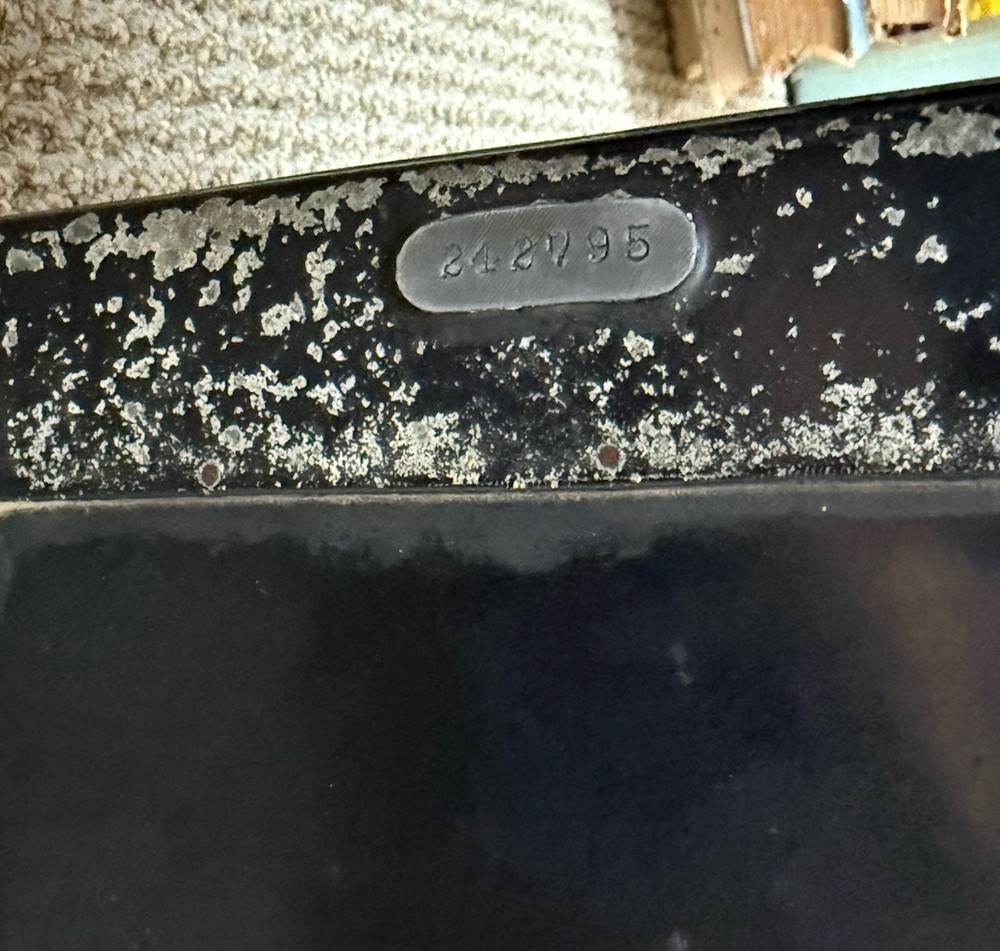 Antique Burroughs Adding Machine Old Calculator With handle