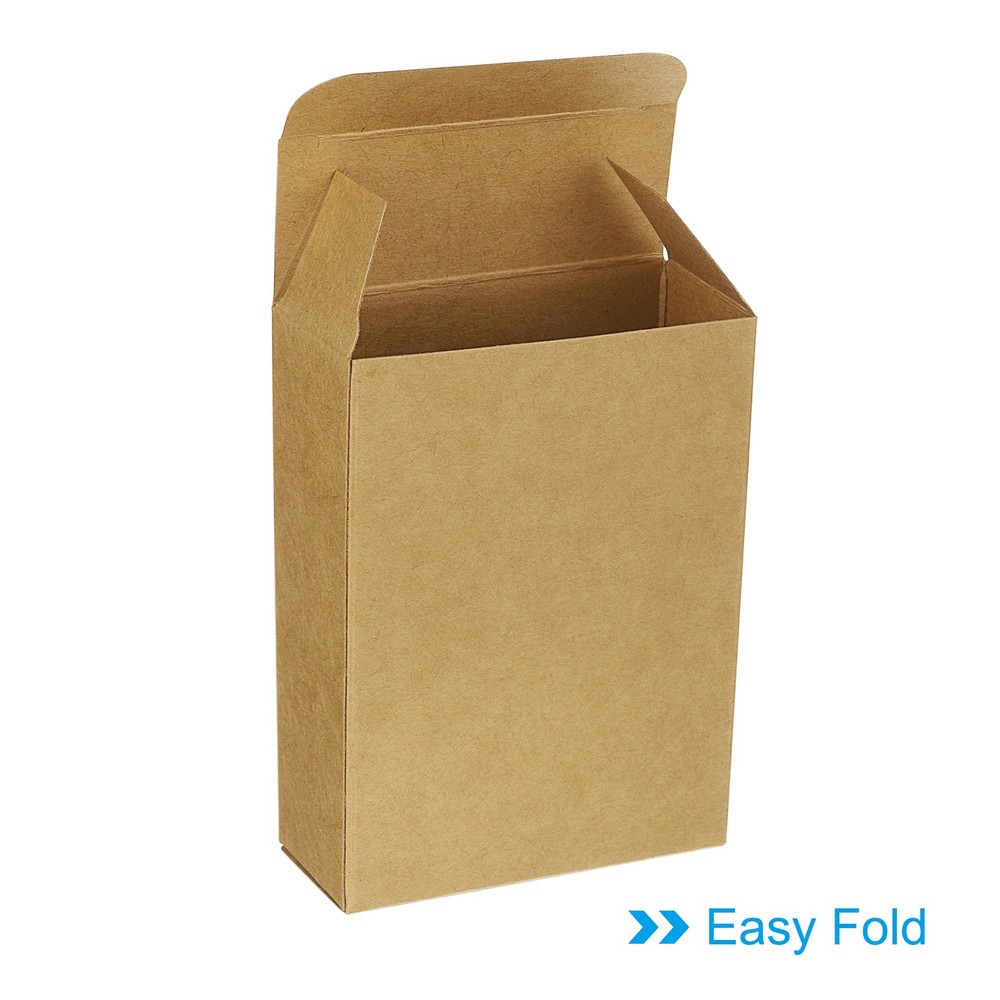 40 x 3.8x2.8x1.2" Paper Soap Box Soap Boxes Rectangle Brown