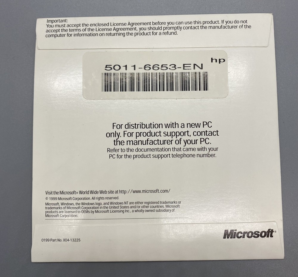 MICROSOFT VIRTUAL MACHINE SOFTWARE CD