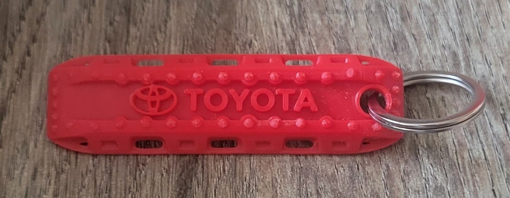 Toyota Traction Board Key Chain (Red)