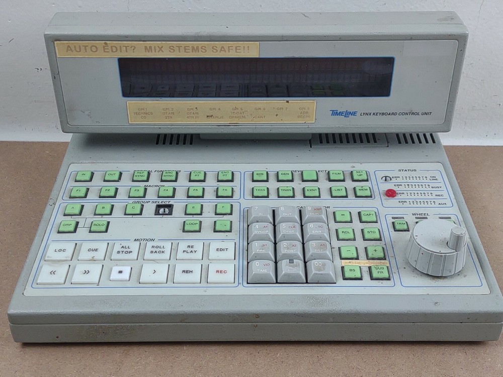 Timeline Lynx Keyboard Control Unit #1
