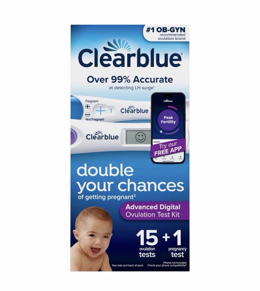 Clearblue Advanced Digital Ovulation Test Kit