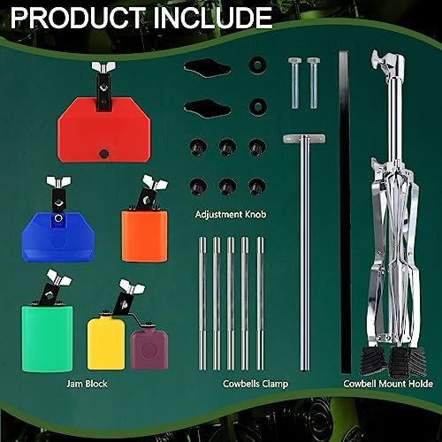 Jam Block Jam Block Percussion Stand Triangular Double Brace Set Multi-Colored