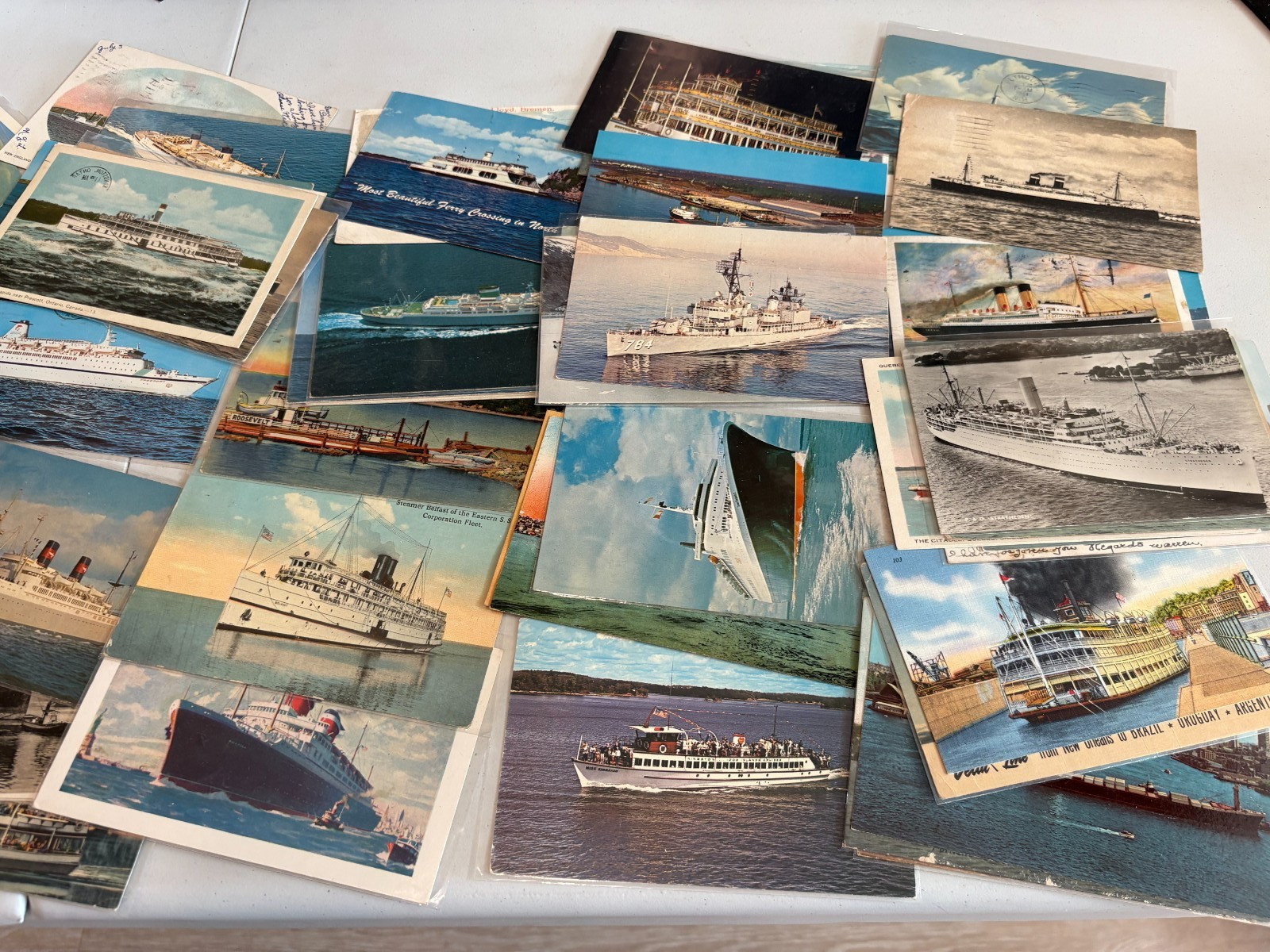 Lot of 25 UNUSED Vintage Postcards USA & FUN TOPICS! 1900s-60s FREE SHIPPING