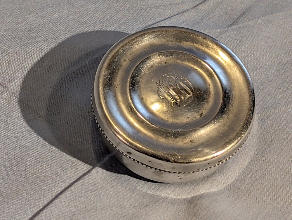 Gorham Sterling Silver box, monogrammed