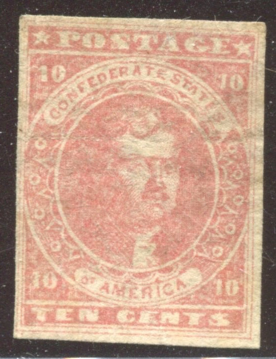 Confederate States 5 Jefferson Mint  Stamp BX6941