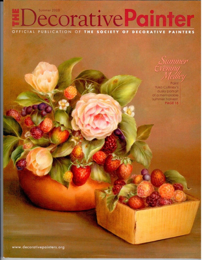 The Decorative Painter Magazine Summer 2008 Back Issue 2 Painting Patterns