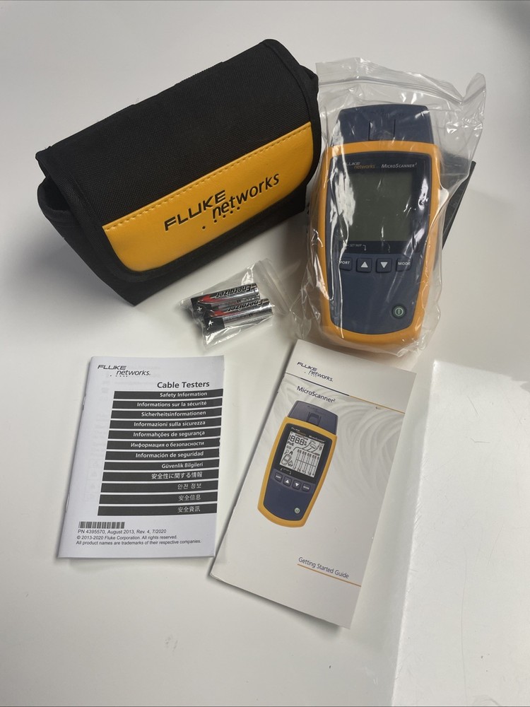Fluke Networks MS2-100 Microscanner2 Cable Verifier Fast Ship