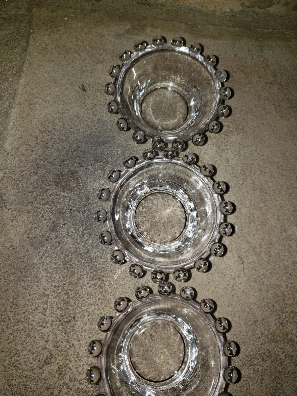 Imperial Glass Small 3" Candlewick Clear Glass open sale cellar c1940's