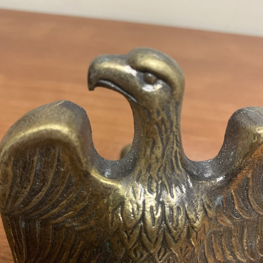 Vintage Brass Eagle Wall Mount Curtain Tie Back