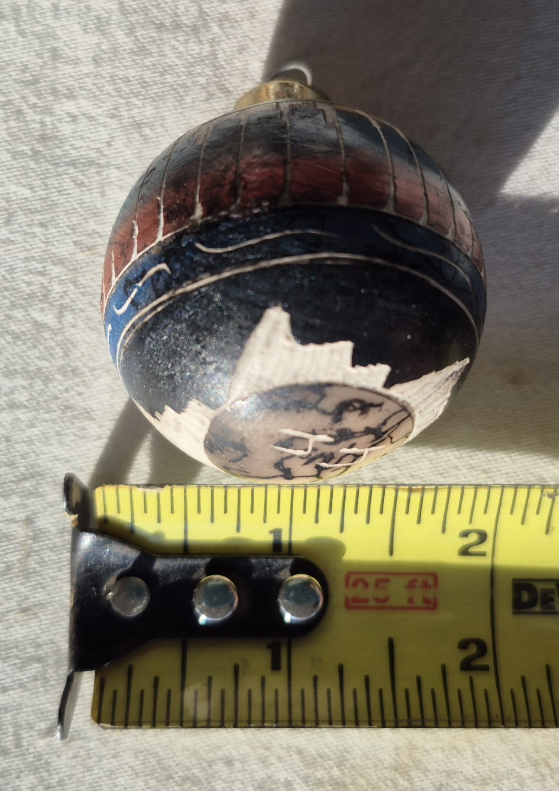 Vintage Native American Navajo Horsehair Ornament Signed