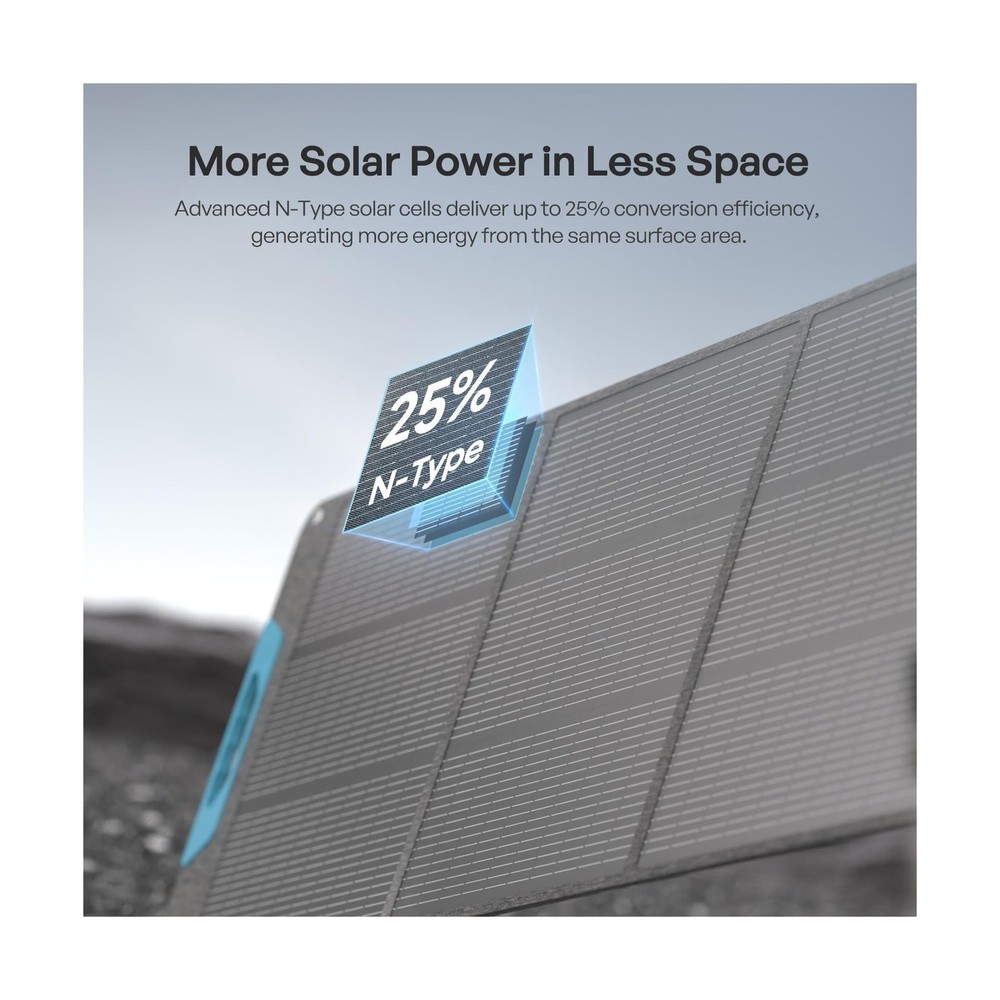 Renogy 200W Portable Solar Panel, IP65 Waterproof Foldable Solar Panel Power ...