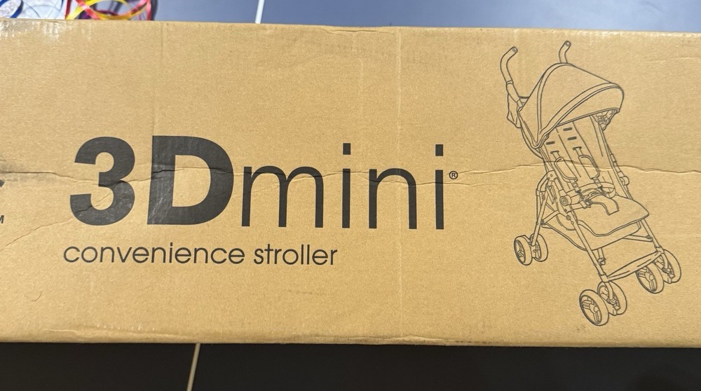Summer By Ingenuity 3D Mini Convenience Stroller Blue/Black Open Box