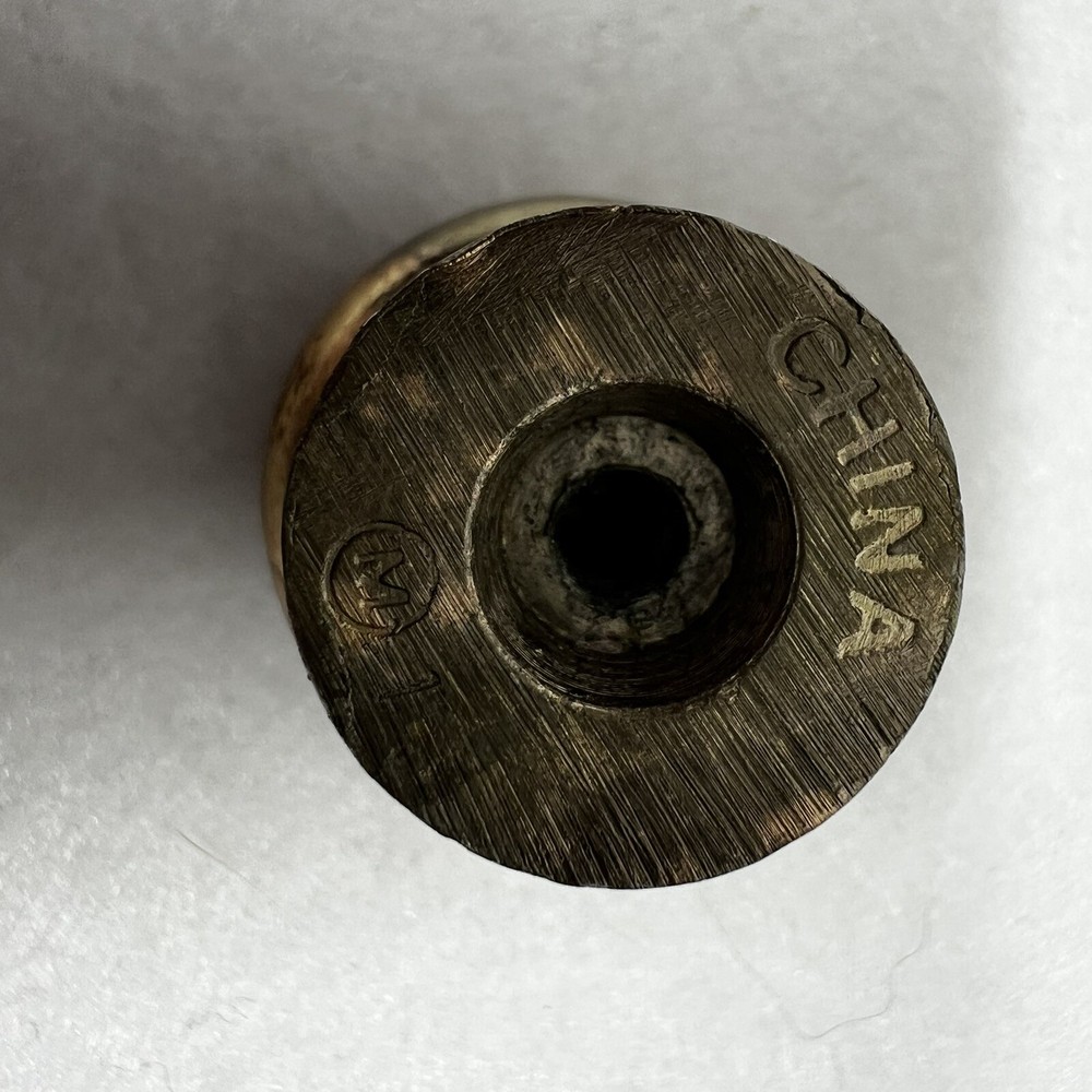 Lot of 3 Solid Brass Cabinet Drawer Knobs Pulls with Screws Vintage 70s