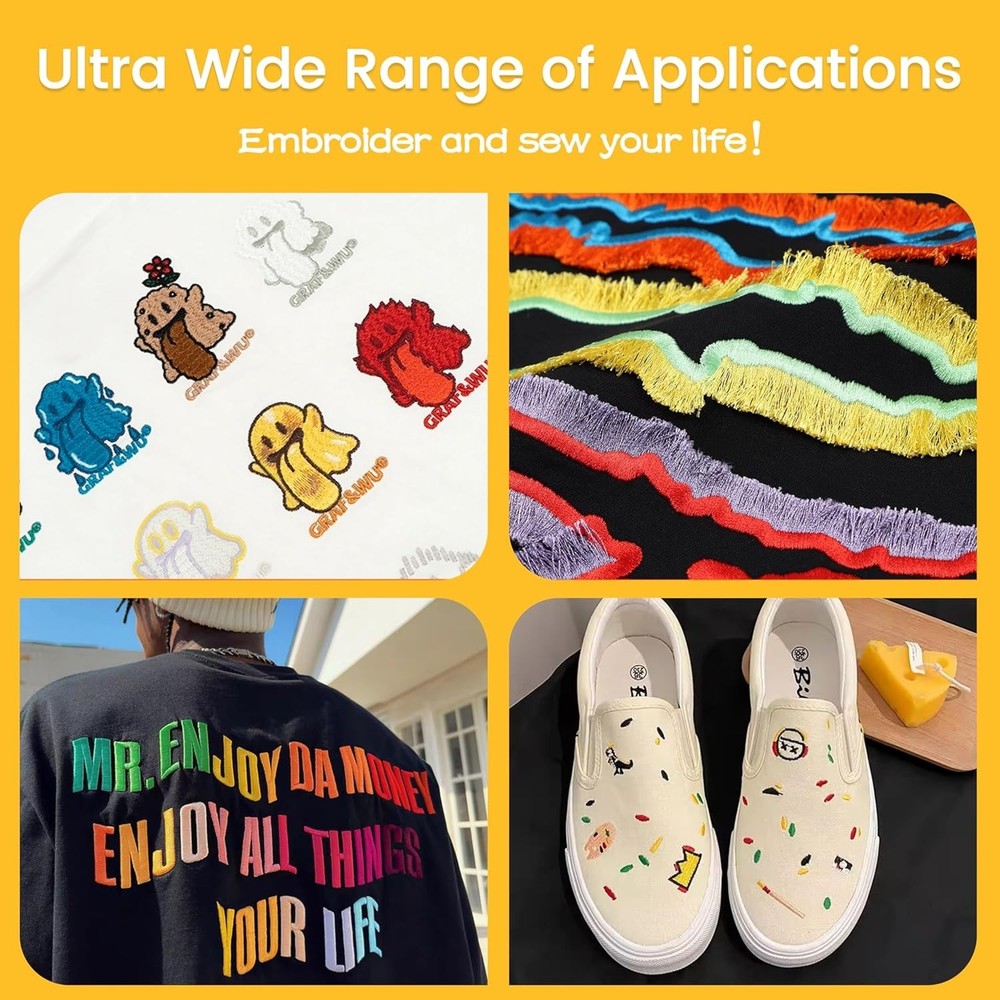 New brothread Embroidery Machine Thread Mega Kit 150 Colors