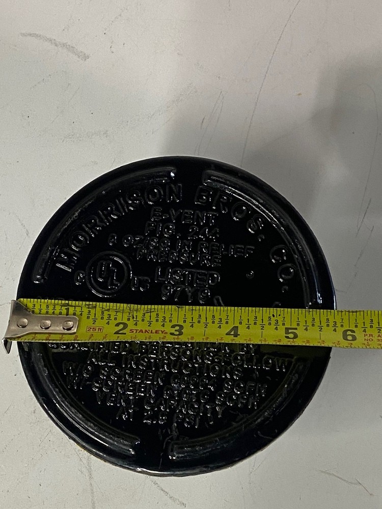 ONE (1) MORRISON BROS. 244 Emergency Vent 3" E-Vent (NEW)