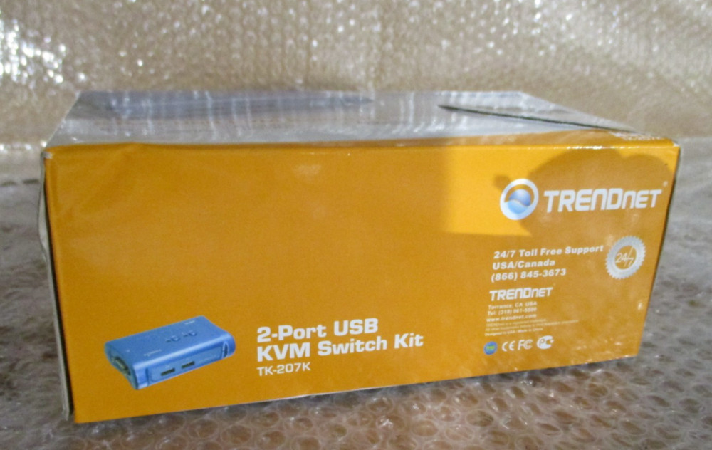 TRENDNET 2-Port USB KVM SWITCH KIT TK-207K