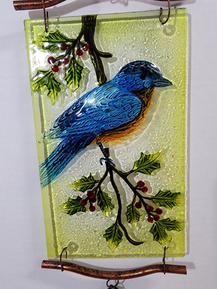 Blue Jay On Branch Sun Catcher